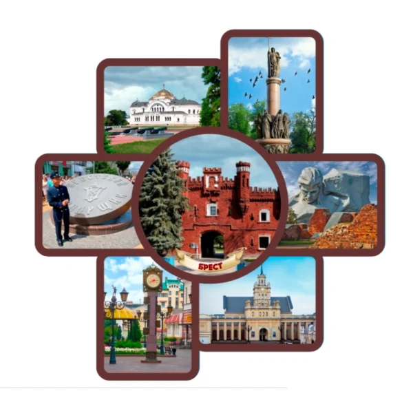 Панно-рамка «Достопримечательности Бреста»