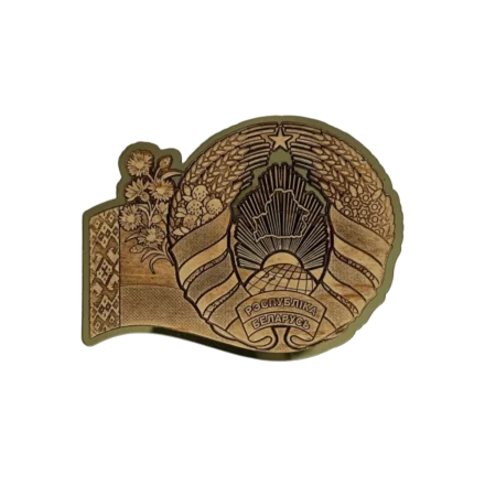 Магнит оконтуренный "Республика Беларусь - васильки"